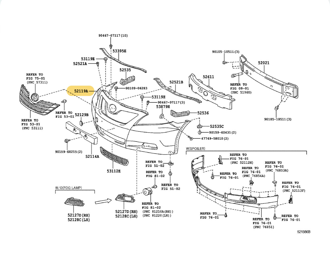 2010 Toyota Camry Front Bumpernull