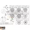 Fitting Kit Tire Pressure Monitor Toyota Yaris 2016-2022