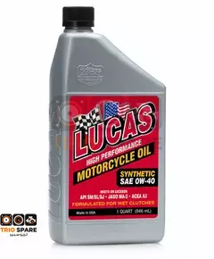 Lucas Oil High performance synthetic motorcycle oils 0w-40