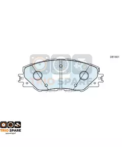 Toyota Hilux Front Brake Pads 2016-2019