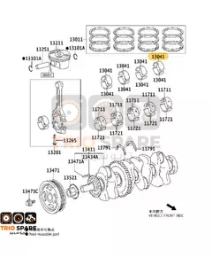 Bearing Connecting Rod Toyota Camry 2012 - 2017