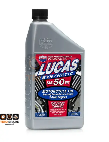 Lucas Oil Synthetic sae 50w v-twin mc oil