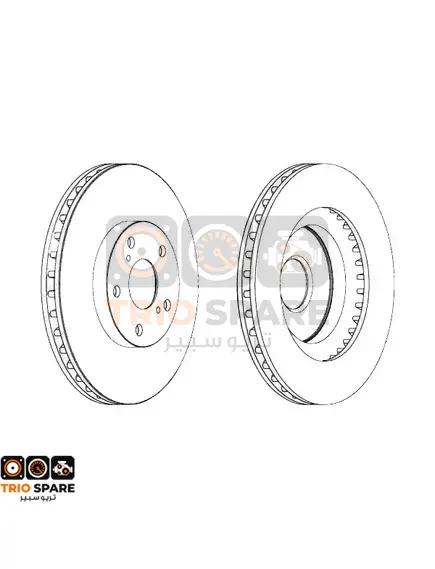 BRAKE DISC ROTOR FRONT Toyota Camry 2007 - 2011